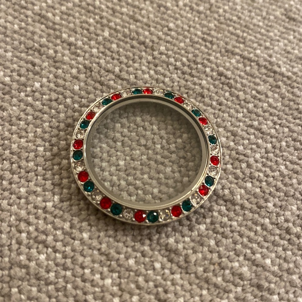 Origami owl Christmas medium locket face